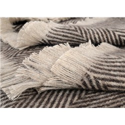 Плед Елочка из верблюжьей шерсти, 140х200