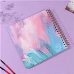 Фотоальбом на спирали 20 листов «Палитра», объёмный элемент и 4 вкладки, 24×24 см