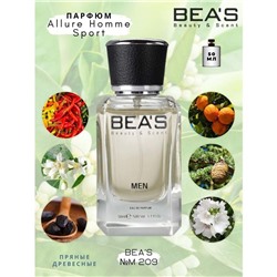 Beas M209 C Allure Sport Men edp 50 ml, Парфюм мужской Beas M209 создан по мотивам аромата C Allure Sport