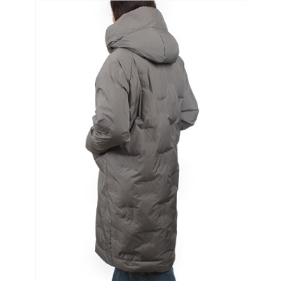 305 DARK GRAY Пальто зимнее стеганое женское (200 гр. холлофайбер)