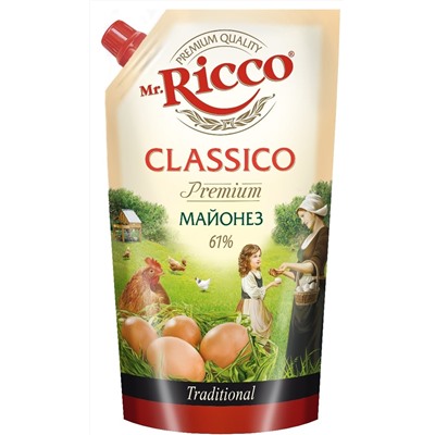М-з MR ORGANIC "Классический" Д/П 61% 400мл. 1/22