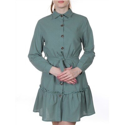 806 Платье хлопковое с рюшами Fashion