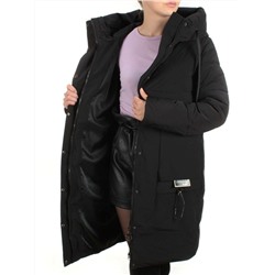 21-972 BLACK Пальто зимнее женское AIKESDFRS