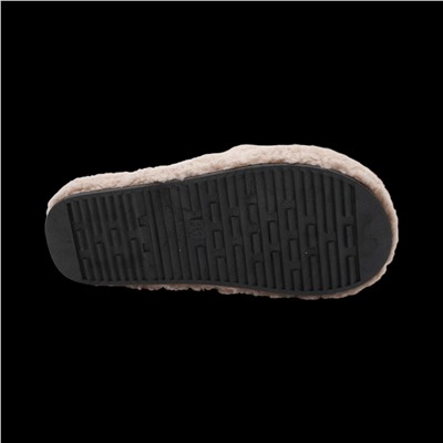 Тапочки меховые ZH003-4 бежевые