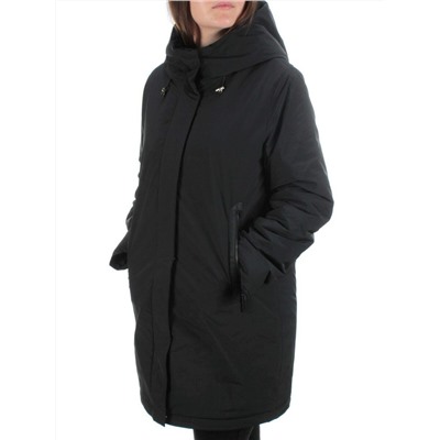 22223 BLACK Куртка демисезонная женская (120 гр. синтепон)