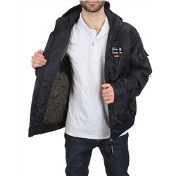 8734 DK. BLUE Куртка мужская демисезонная (100 гр. синтепон)