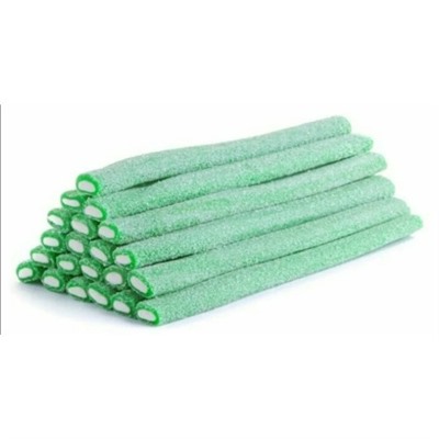 Мармелад жевательный трубочки яблоко (кислые) 100г /EVIZA