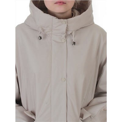 8020 LT. BEIGE Куртка демисезонная женская (100 гр. холлофайбер)