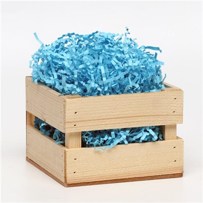 Наполнитель бумажный для подарков, синий, 100 г