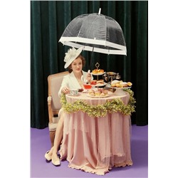 L041-02 White (Белый) Зонт женский трость Fulton