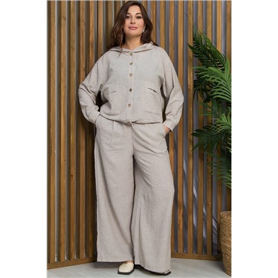 Костюм Луговые цветы (бежевый) К13786-18М