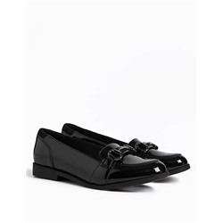 Kids Patent Leather Slip On Loafers (13 Small - 7 Large)