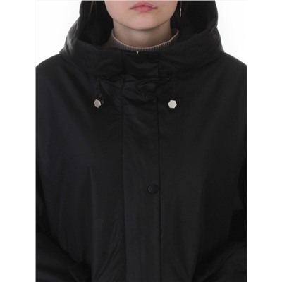 8020 BLACK Куртка демисезонная женская (100 гр. холлофайбер)