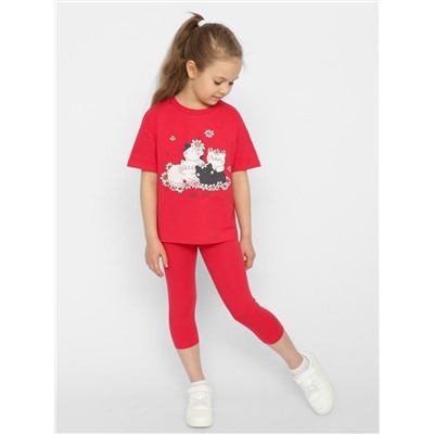 Бриджи для девочки Cherubino CSKG 70413-25 Малиновый