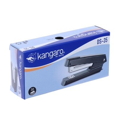Степлер канцелярский №24-26/6, Kangaro DS-35, до 30 листов, металлический, МИКС