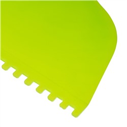 Шпатель для клея, пластмассовый, зубчатый 4 х 4 мм Сибртех