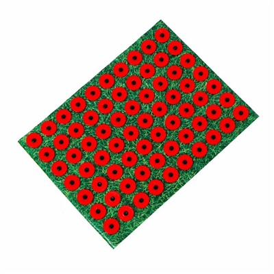 Аппликатор «Кузнецова - Любимой маме», 70 колючек, плёнка, 23×32 см, жёлтый