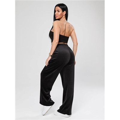 Женские брюки Марлена макси / черный