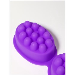 Форма для льда, для массажа головы, 2 шт., 8.3×6×3.7 см, силиконовая, сиреневая