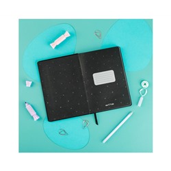 Записная книжка А5 80л., кожзам, MESHU "Ice", твердая обложка, тиснение фольгой, вырубка, блок в линию