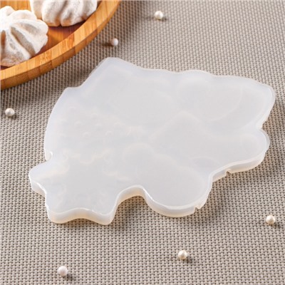 Форма для леденцов «Новогодние леденцы», силикон, 6 ячеек, 15×13 см, прозрачная