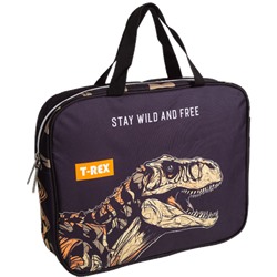Папка для тетрадей A4 "deVENTE. T-Rex" текстиль на молнии 8057425/10/Китай