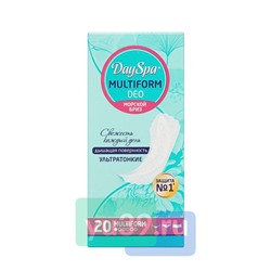 Прокладки ежедневные Day Spa мультиформ, Бриз 20шт