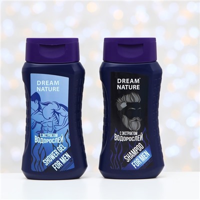 Подарочный набор косметики для настоящего мужчины Dream Nature, экстракт водорослей, 250 мл