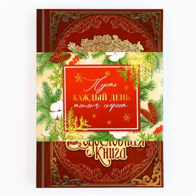 Родословная книга в шкатулке новогодняя «Каждый день», 26 х 8 х 27 см