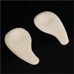 4291979 Полустельки (силикон, текст) на кл основе 10*6*0,5см (пара) беж.