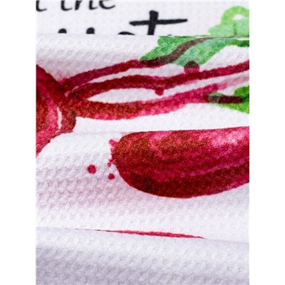 Полотенце Доляна Beet, 40×60±3 см, 100% п/э, микрофибра