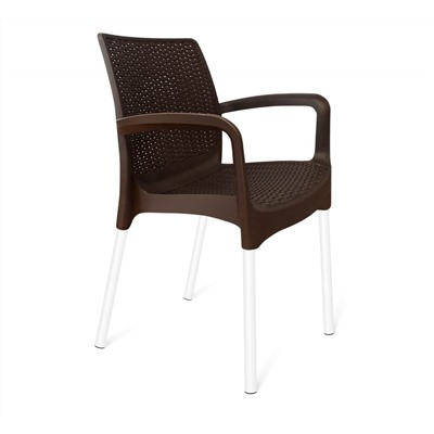 Стул SHT-S68
                        коричневый / белый муар