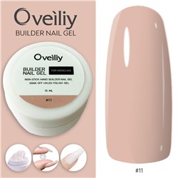 Oveiliy, Моделирующий гель-пластилин Builder Nail Gel #11, 15 мл