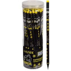 Карандаш ч/г HB "deVENTE. SuperHero. Ninja"  2мм трёхгран дерево с ластиком 5032329/50/Китай