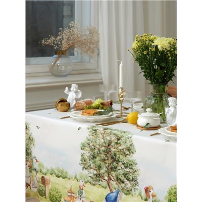 Набор столовый Family picnic, скатерть 150×220 см +/- 3 см с ВГМО, салфетки 40×40 см - 12 шт., 100% хлопок
