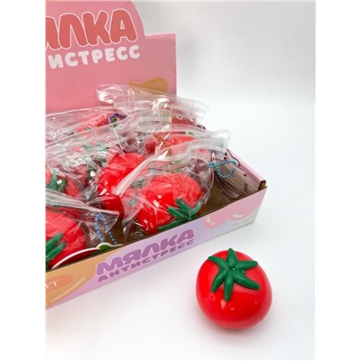 Мялка - антистресс «Tomato», шоу-бокс 12 шт.