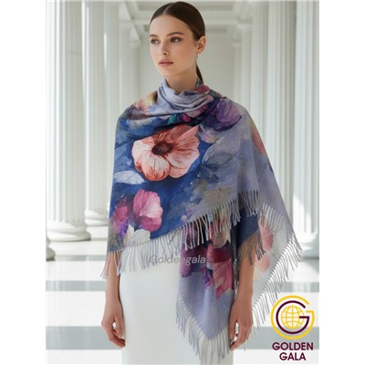 Платок теплый кашемировый с 3D принтом Арт 2591П/02