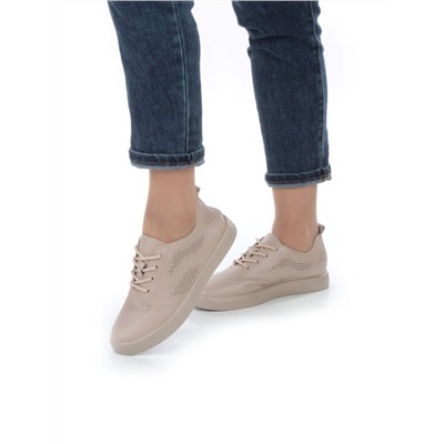05-YD20-2D DK. BEIGE Кроссовки женские (натуральная кожа)