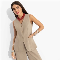 Жилет приталенный, Льняная сказка