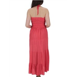 518 CORAL Платье пляжное (65% хлопок, 35% полиэстер)