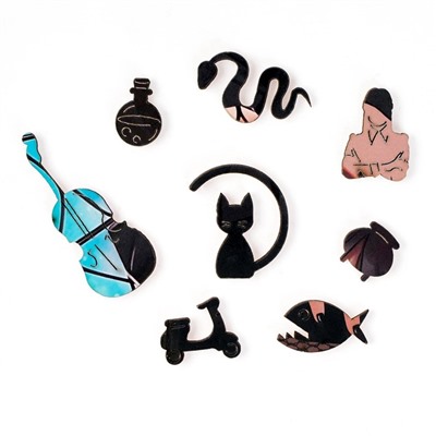 Пазлы фигурный «Паутинка», 183 детали