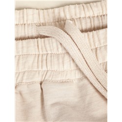 Шорты из тонкого футера с эластаном