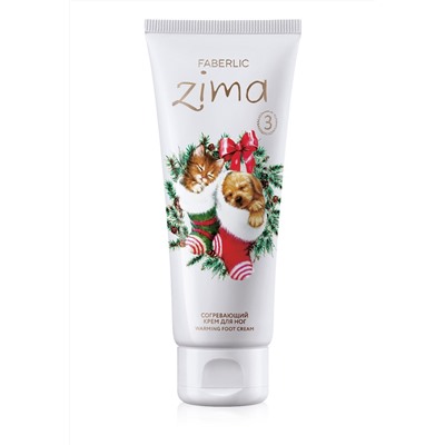 Согревающий крем для ног Zima