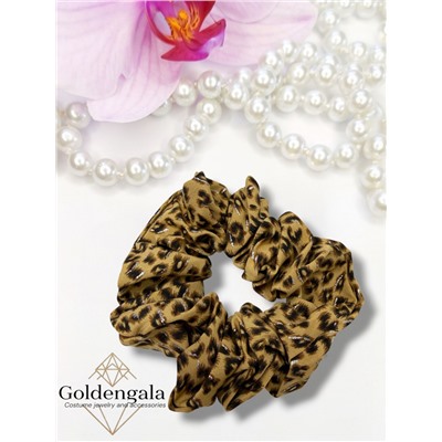 Резинка для волос объемная леопардовая Арт:Р17А/001