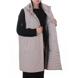 A-606 GRAY/BEIGE Жилет утепленный женский (50 гр. синтепон)