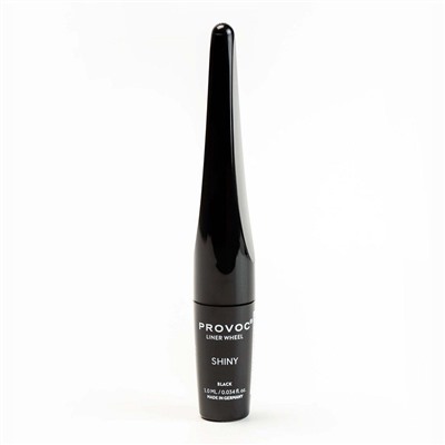 Provoc Жидкая подводка для глаз с роликом / Eyeliner Wheel 02 Shiny Black, черный глянцевый