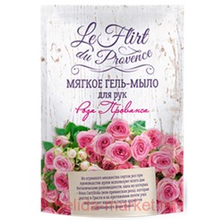РК Le Flirt Du Provence Гель-мыло для рук Роза прованса дой-пак 500 мл