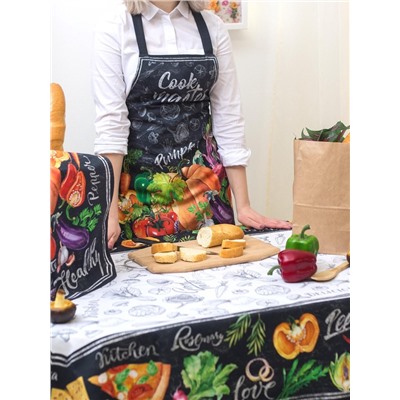 Фартук «Этель: Cook Master» 60х65 см, 100% хл, саржа 190 гр/м2