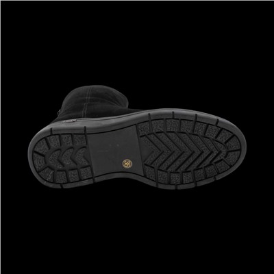 Сапоги из натуральной кожи на меху РМ-059-4 черные