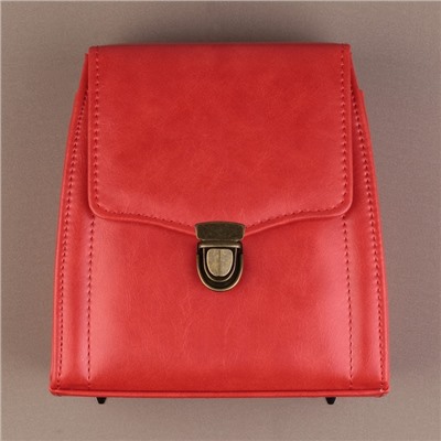 Застёжка для сумки, 4×3 см, цвет бронзовый